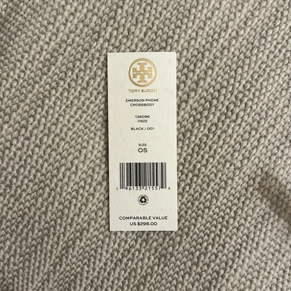 NWT Tory Burch Emerson Leather Phone Crossbody Bag - Picture 6 of 6